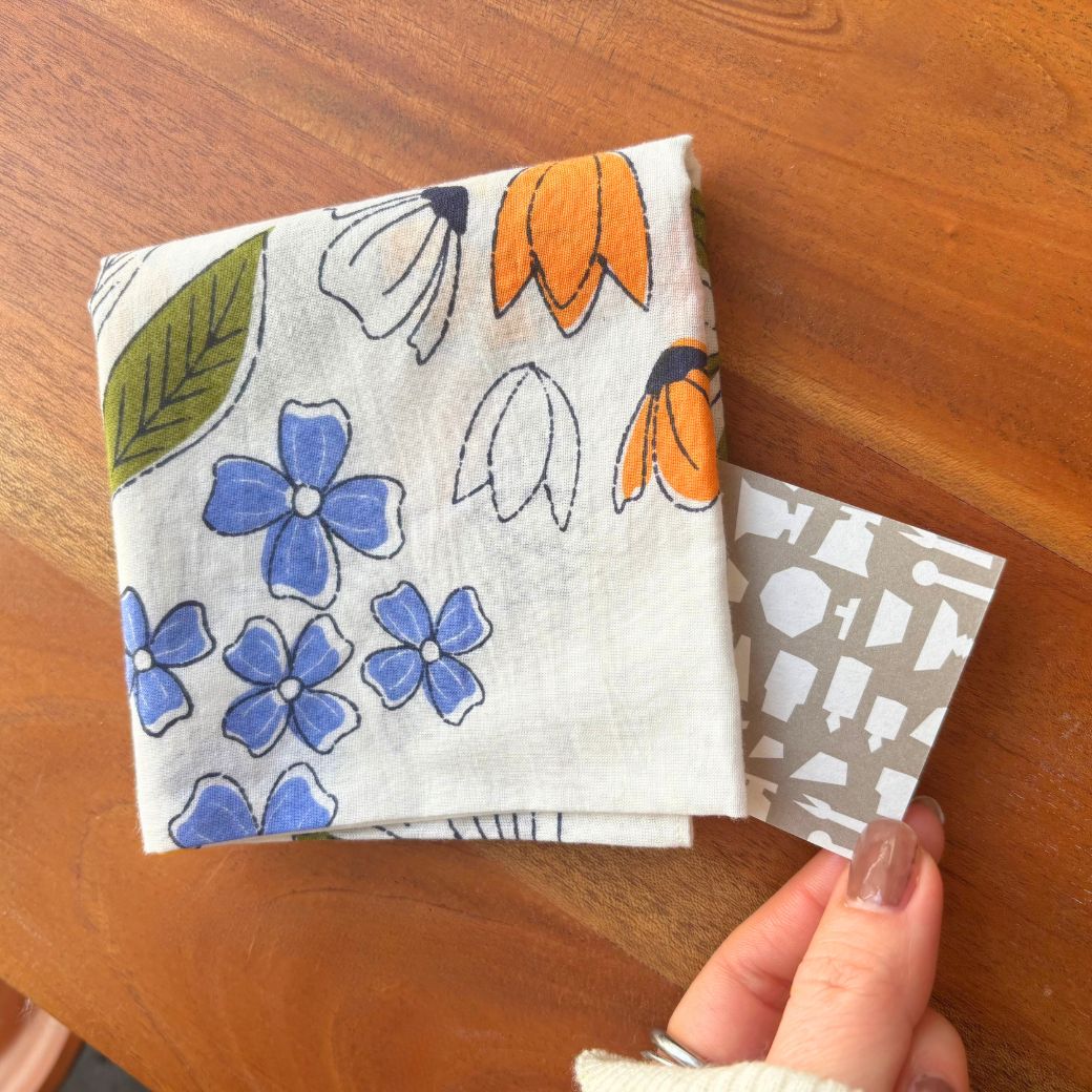 天然成分で作ったお香を印刷した メッセージカード(5種類)