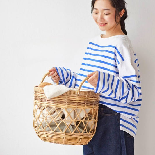 天然素材のような洗えるバスケット
