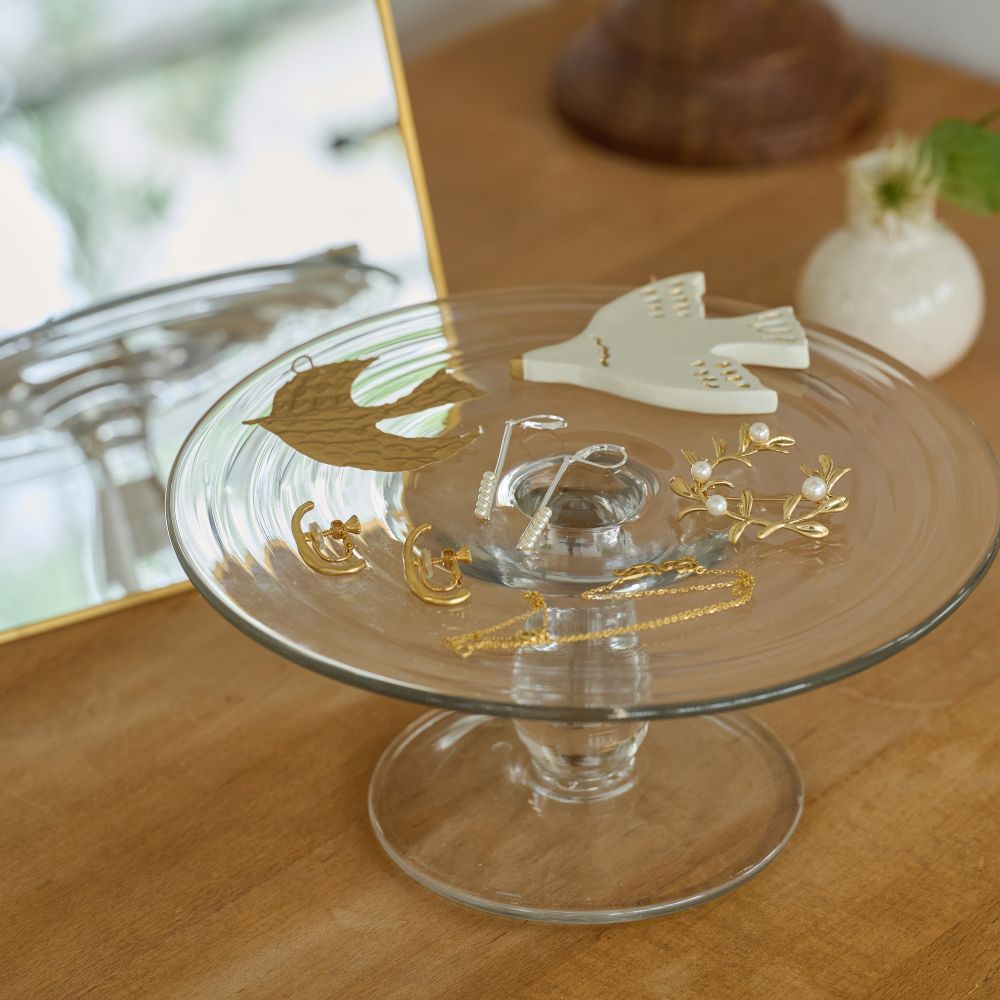 リューズガラス ケーキスタンド