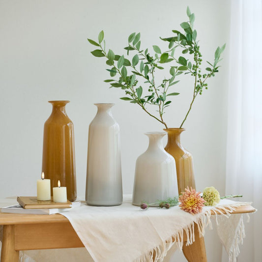 ミルキーガラス フラワーベース