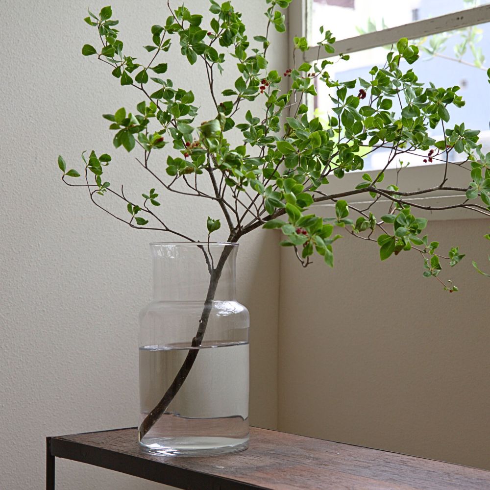 リューズガラス フラワーベース ネック