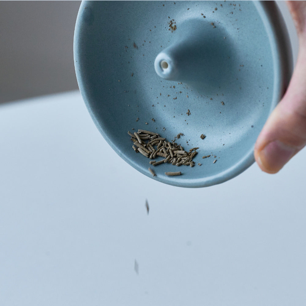 陶器のベーグル香立て