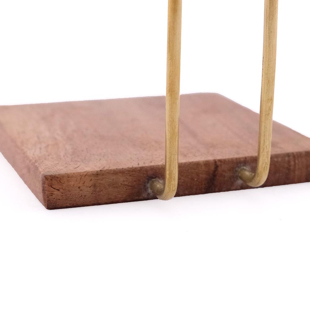 木とBRASSのキッチンペーパーホルダー