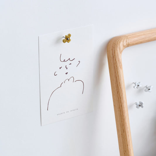 アルミ・真鍮の飾りピン