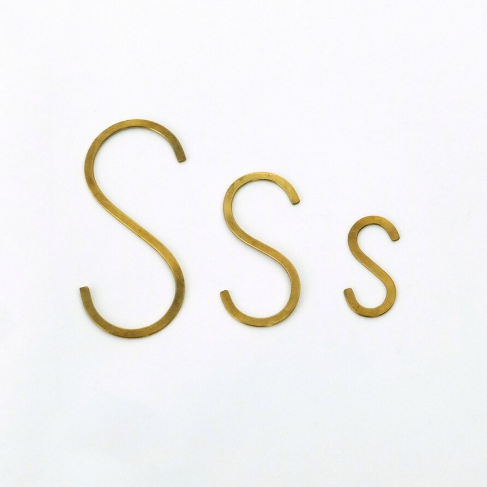 真鍮のS字フック