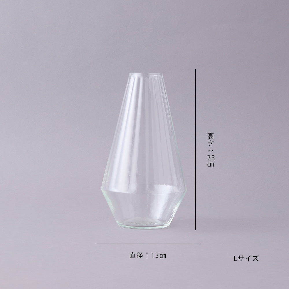 リューズガラス フラワーベース マフル